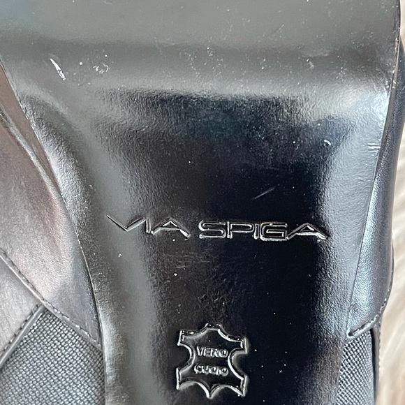 Via Spiga Leather Platform Bootie Size 10.5 M - Picture 8 of 12